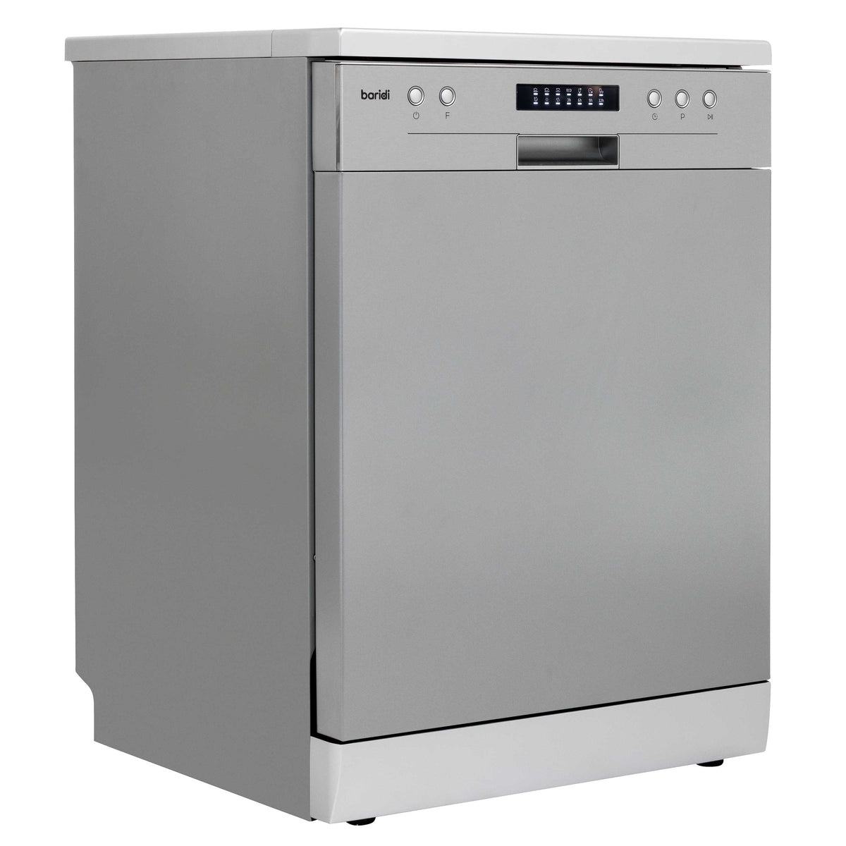 Baridi Freestanding Dishwasher 60cm, 13 Place Settings, Silver (DH280) (Factory Refurbished A)