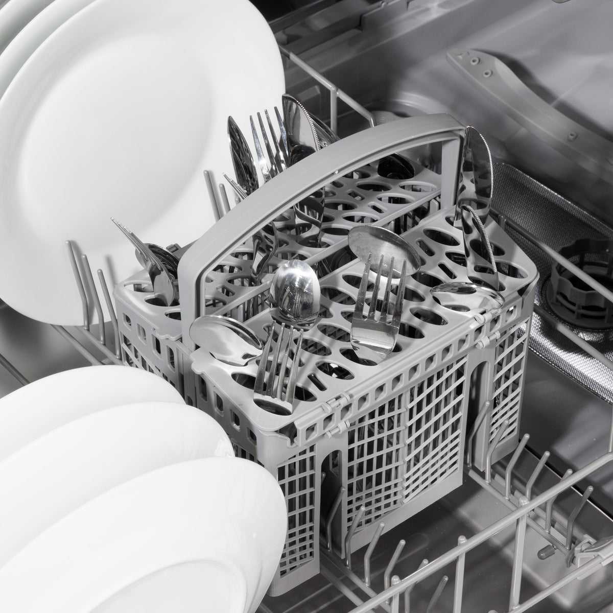Baridi Freestanding Dishwasher 60cm, 13 Place Settings, Silver (DH280) (Factory Refurbished A)