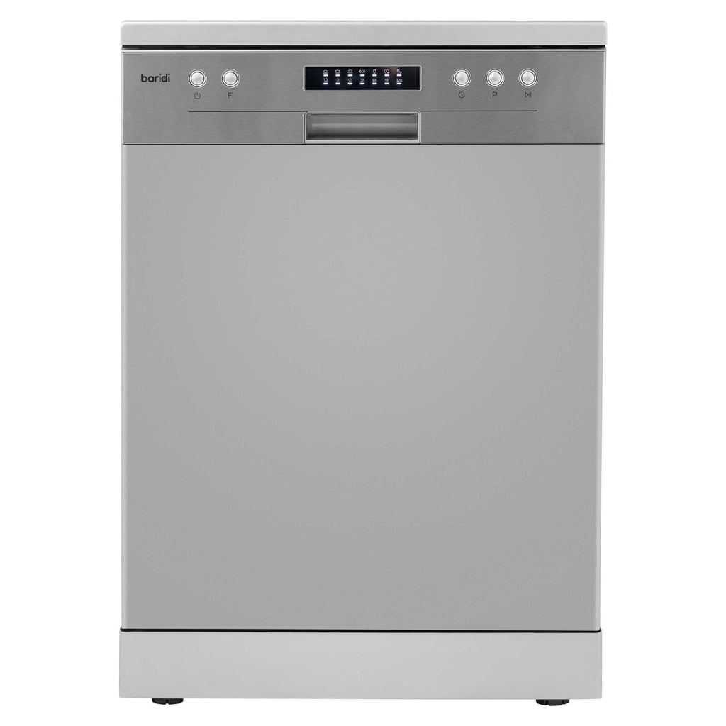 Baridi Freestanding Dishwasher 60cm, 13 Place Settings, Silver (DH280) (Factory Refurbished A)