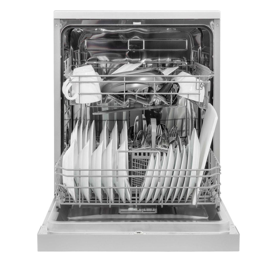 Baridi Freestanding Dishwasher 60cm, 13 Place Settings, Silver (DH280) (Factory Refurbished A)