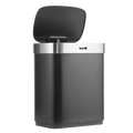 Baridi Sensor Bin, 50L Capacity, Black/Stainless Steel (DH281) (Factory Refurbished A)