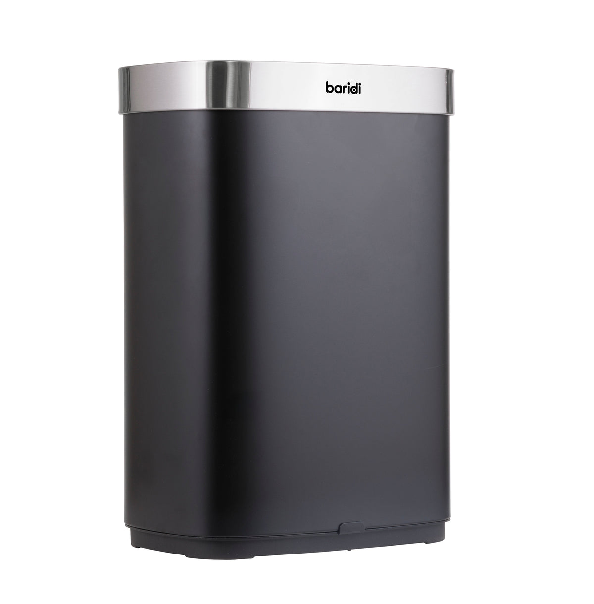 Baridi Sensor Bin, 65L Capacity, Black/Stainless Steel (DH282) (Factory Refurbished A)