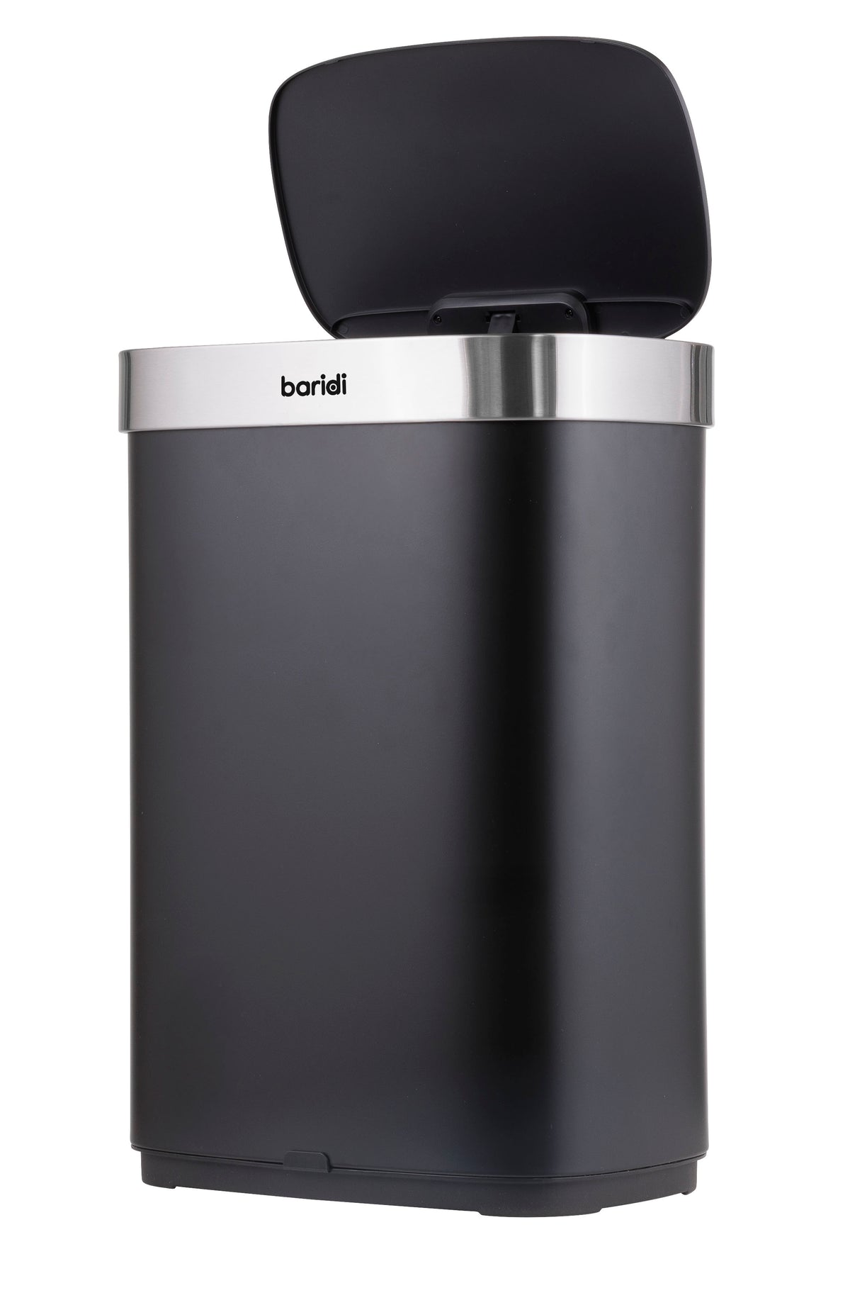 Baridi Sensor Bin, 65L Capacity, Black/Stainless Steel (DH282) (Factory Refurbished A)