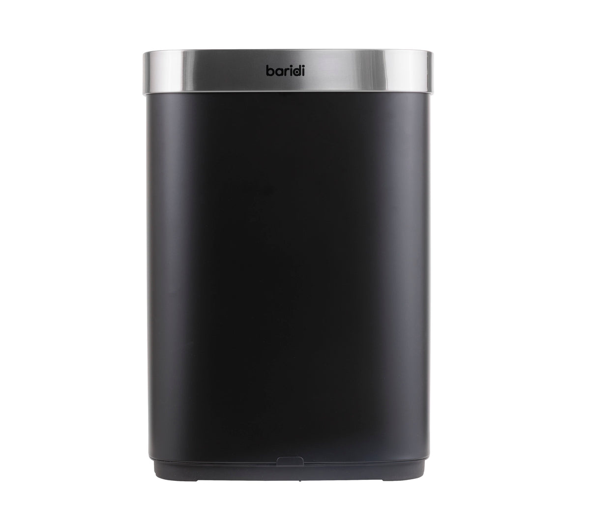 Baridi Sensor Bin, 65L Capacity, Black/Stainless Steel (DH282) (Factory Refurbished A)