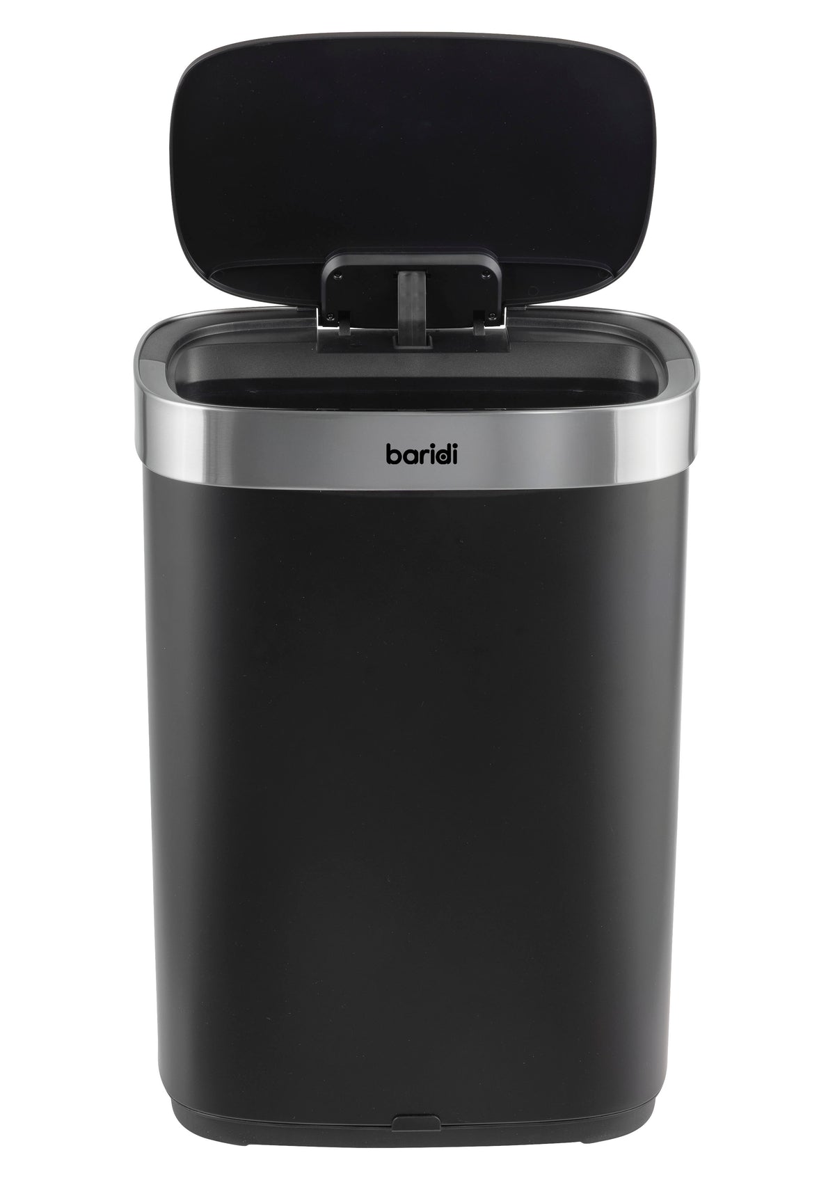 Baridi Sensor Bin, 65L Capacity, Black/Stainless Steel (DH282) (Factory Refurbished A)
