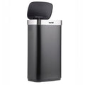 Baridi Sensor Bin, 80L Capacity, Black/Stainless Steel (DH283)