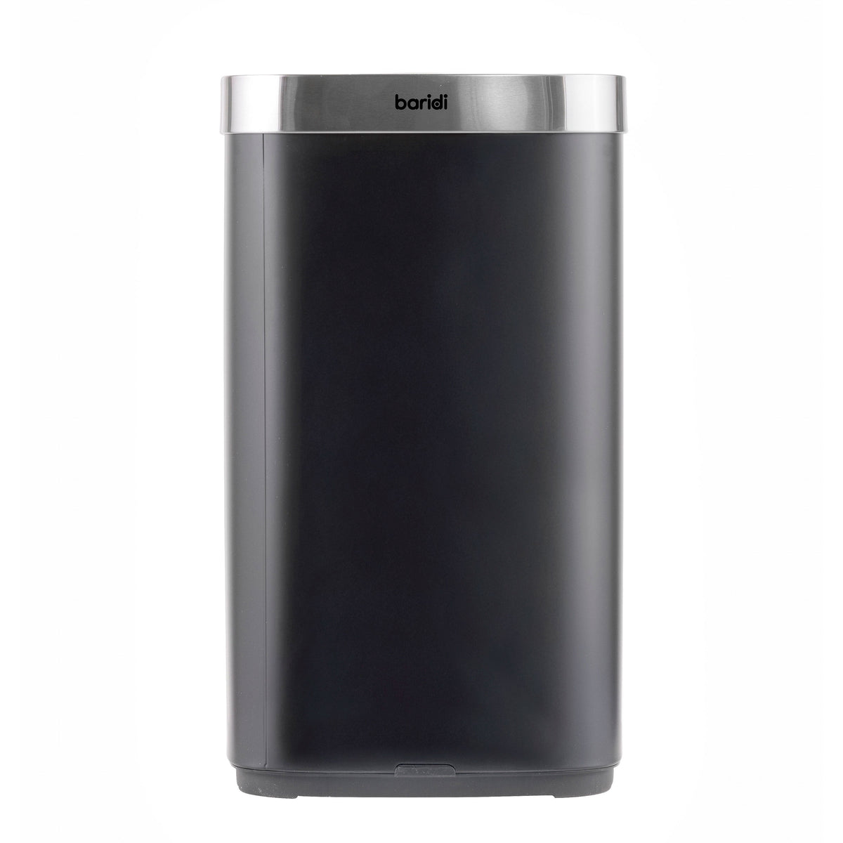 Baridi Sensor Bin, 80L Capacity, Black/Stainless Steel (DH283)