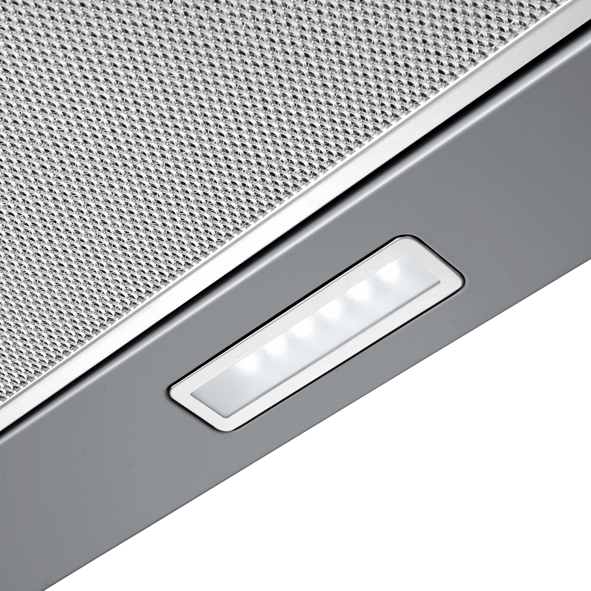Baridi Telescopic Cooker Hood with Aluminium Filters 60cm - Stainless Steel
