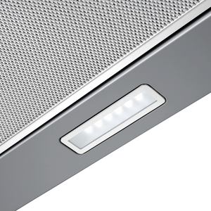 Baridi Telescopic Cooker Hood with Aluminium Filters 60cm - Stainless Steel