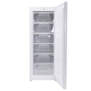 Baridi Freestanding Tall Freezer 177L Capacity – White