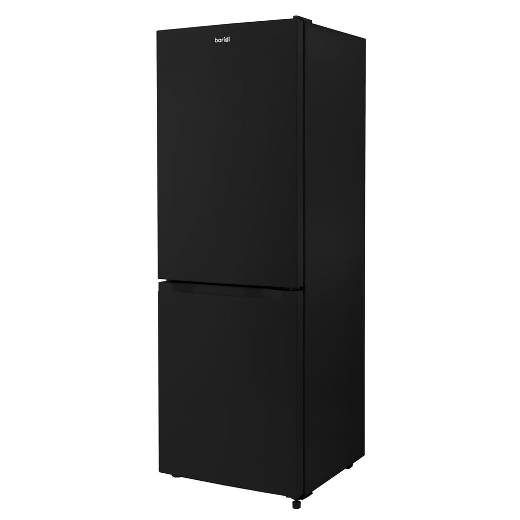 Baridi  60/40 Smart Frost Fridge Freezer, 227L Capacity, Black (DH327)