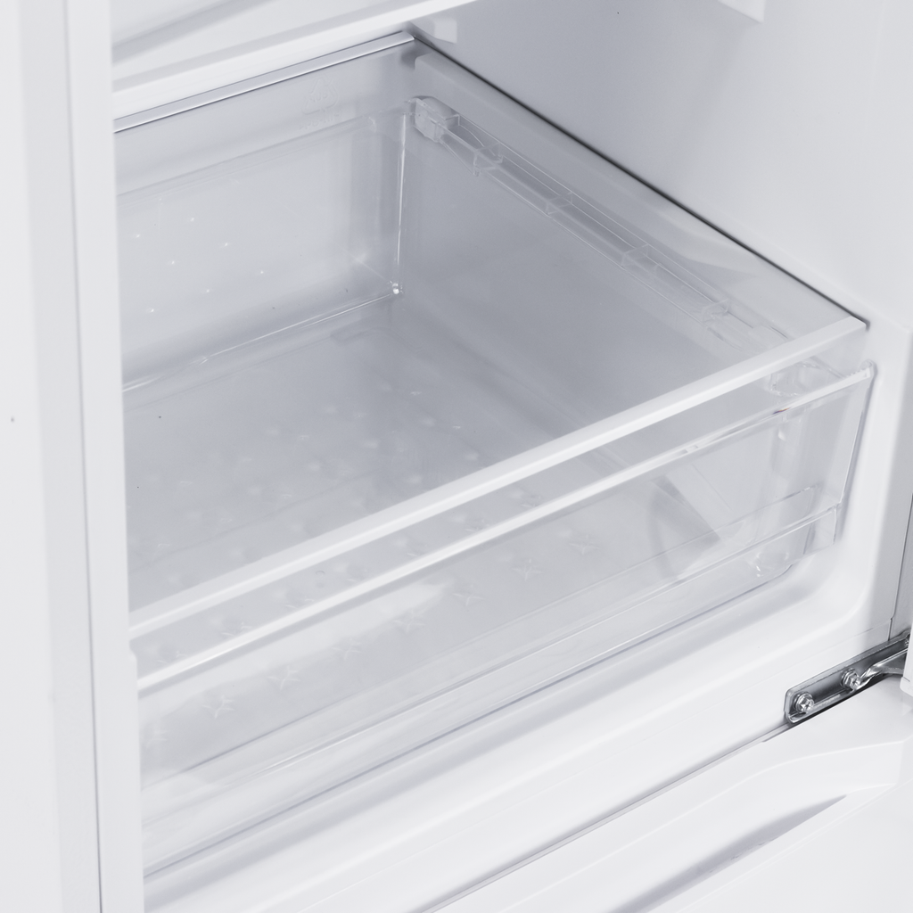 Baridi 50/50 Smart Frost Fridge Freezer 254L Capacity – White
