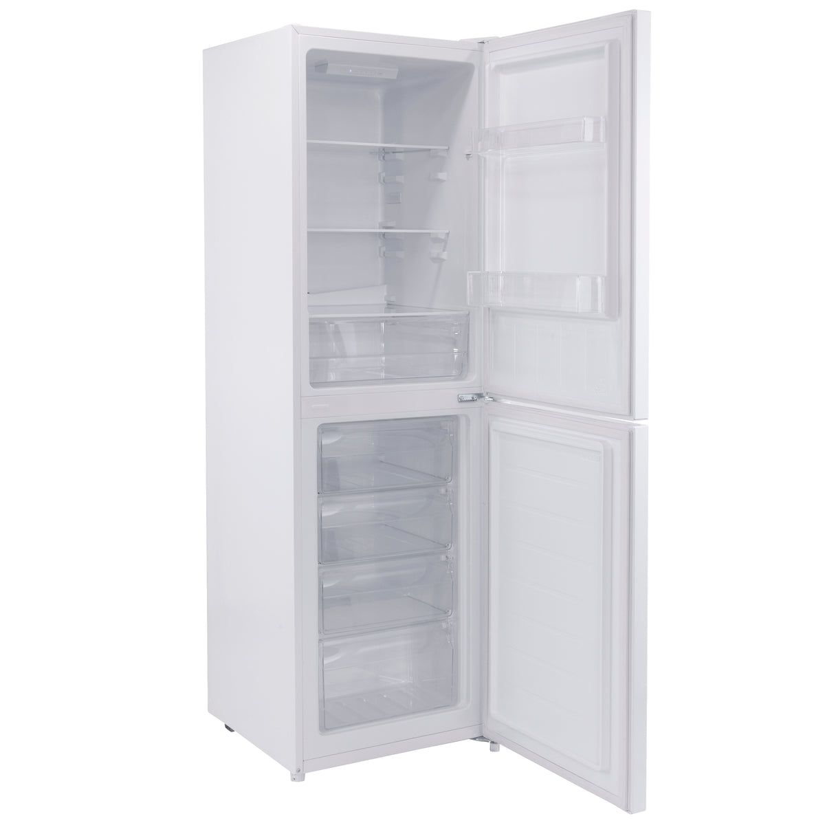 Baridi 50/50 Smart Frost Fridge Freezer 254L Capacity – White