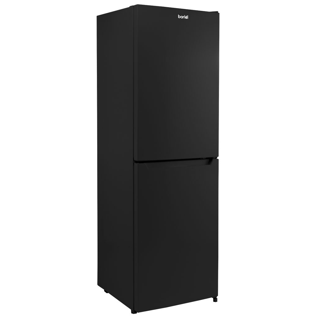 Baridi 50/50 Smart Frost Fridge Freezer 254L Capacity – Black