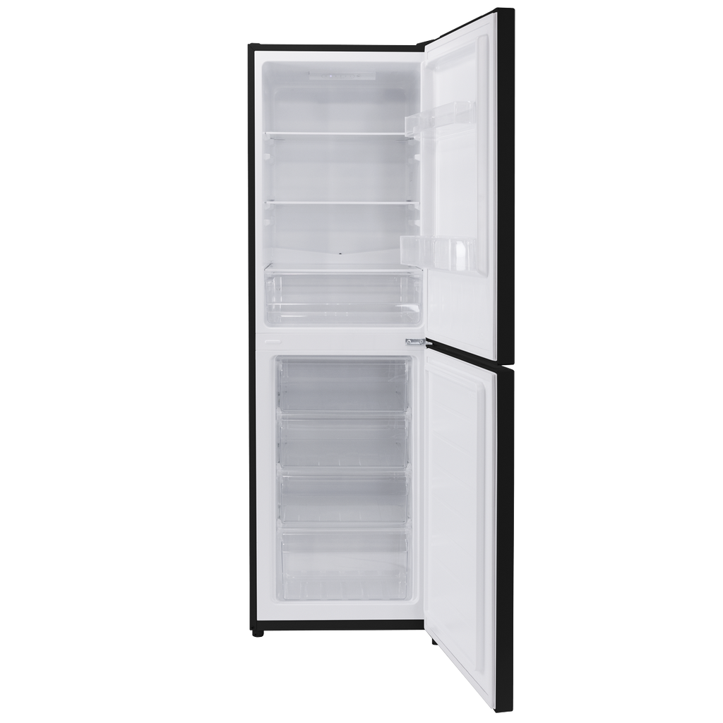 Baridi 50/50 Smart Frost Fridge Freezer 254L Capacity – Black