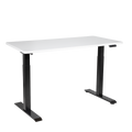 Dellonda White Electric Height Adjustable Standing Desk, 1400 x 700mm Dual Motor 100kg
