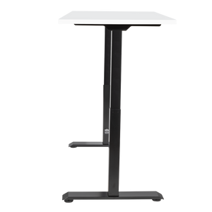 Dellonda White Electric Height Adjustable Standing Desk, 1400 x 700mm Dual Motor 100kg