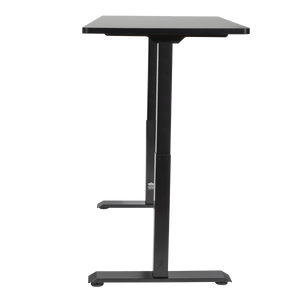 Dellonda Black Electric Height Adjustable Standing Desk, 1400 x 700mm Dual Motor 100kg
