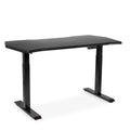 Dellonda Dual Motor Height-Adjustable Desk, 140 x 70cm, Carbon Fibre Desktop (DH35) (Factory Refurbished A)