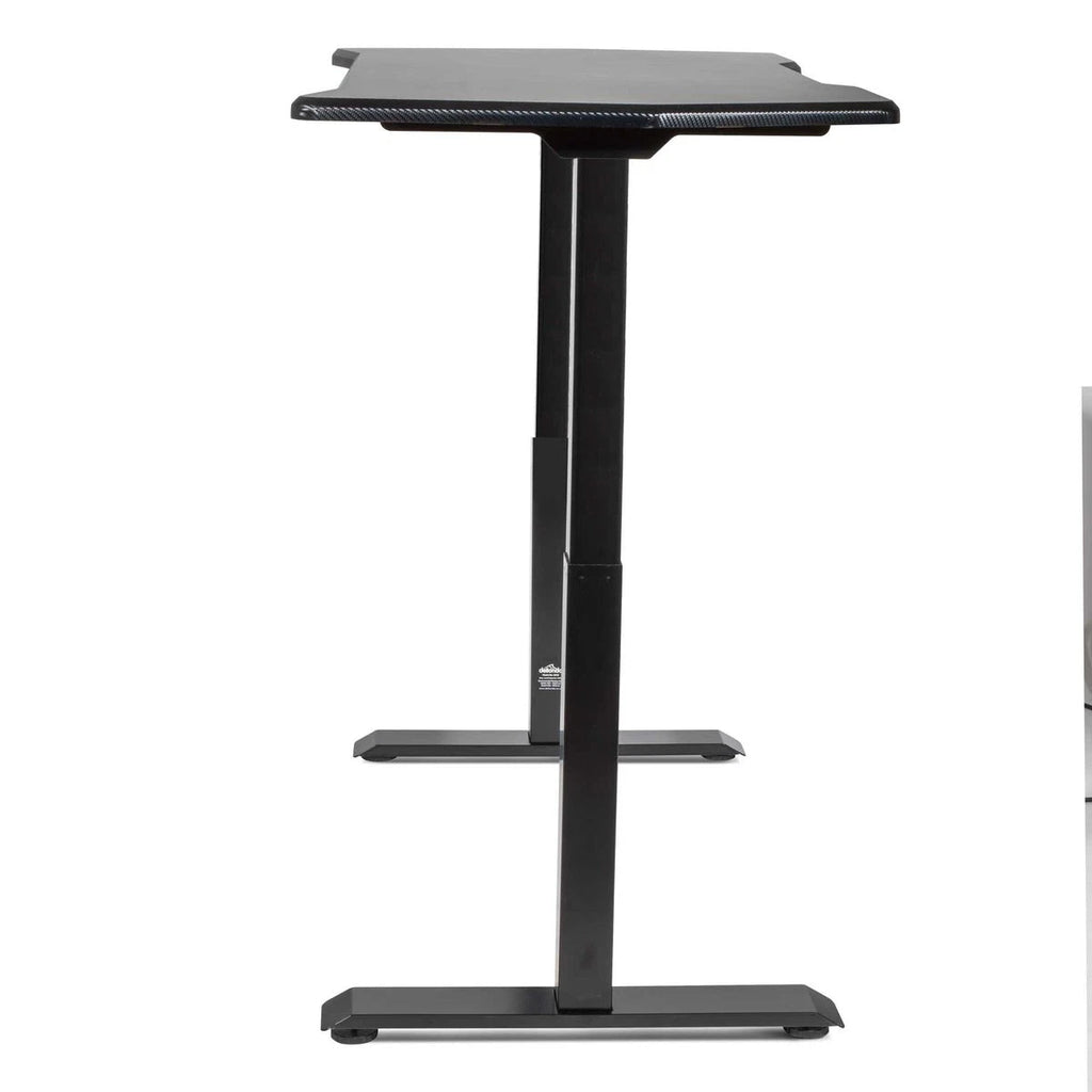 Dellonda Dual Motor Height-Adjustable Desk, 140 x 70cm, Carbon Fibre Desktop (DH35) (Factory Refurbished A)
