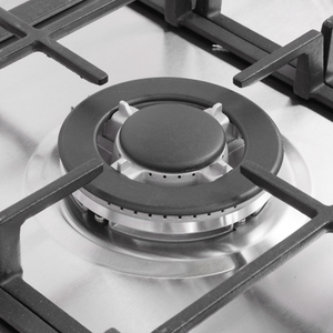 Baridi 90cm Gas Hob Stainless Steel with 5 Burners, Cast Iron Supports & Auto Ignition 11kW