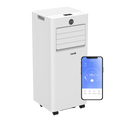 Baridi 5-in-1 Portable Air Conditioner/Dehumidifier/Air Cooler with Window Sealing Kit 9,000Btu/hr - White