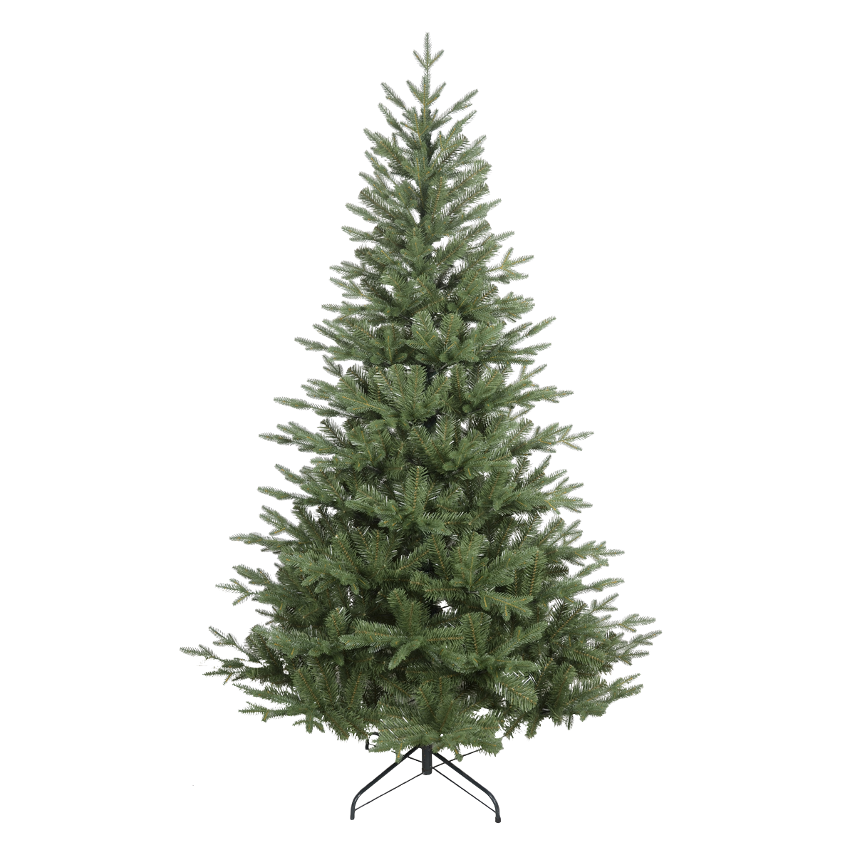 Dellonda Artificial Hinged Christmas Tree with 750+ PE Tips, 5ft/150cm (DH44) (Factory Refurbished A)