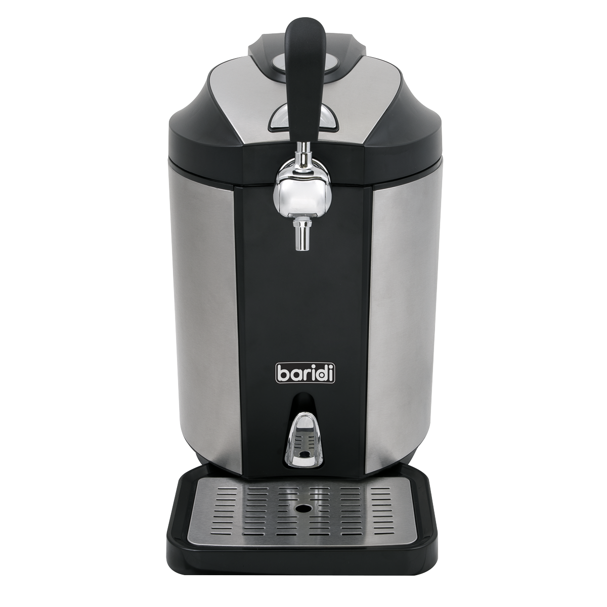 Baridi Mini Keg Draft Beer Dispenser Tap with Integrated Cooling, 5L Capacity (DH49) (Factory Refurbished A)