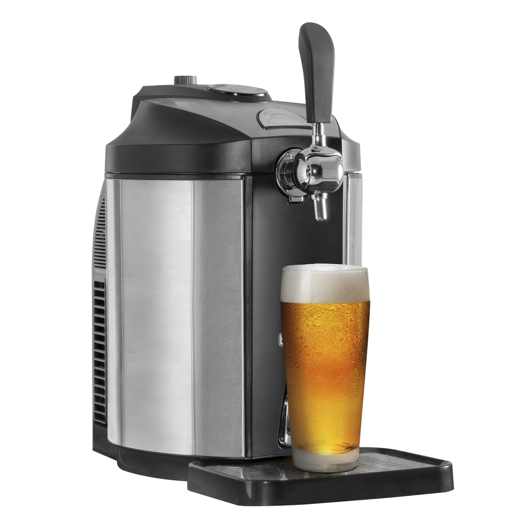 Baridi Mini Keg Draft Beer Dispenser Tap with Integrated Cooling, 5L Capacity (DH49) (Factory Refurbished A)