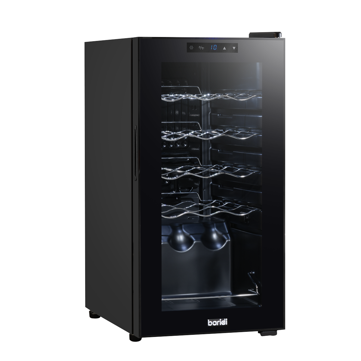 Baridi Wine Cooler Fridge, 15 Bottle, Black (DH5)
