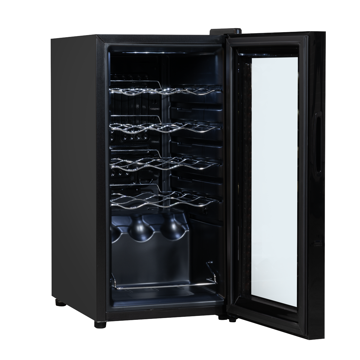 Baridi Wine Cooler Fridge, 15 Bottle, Black (DH5)