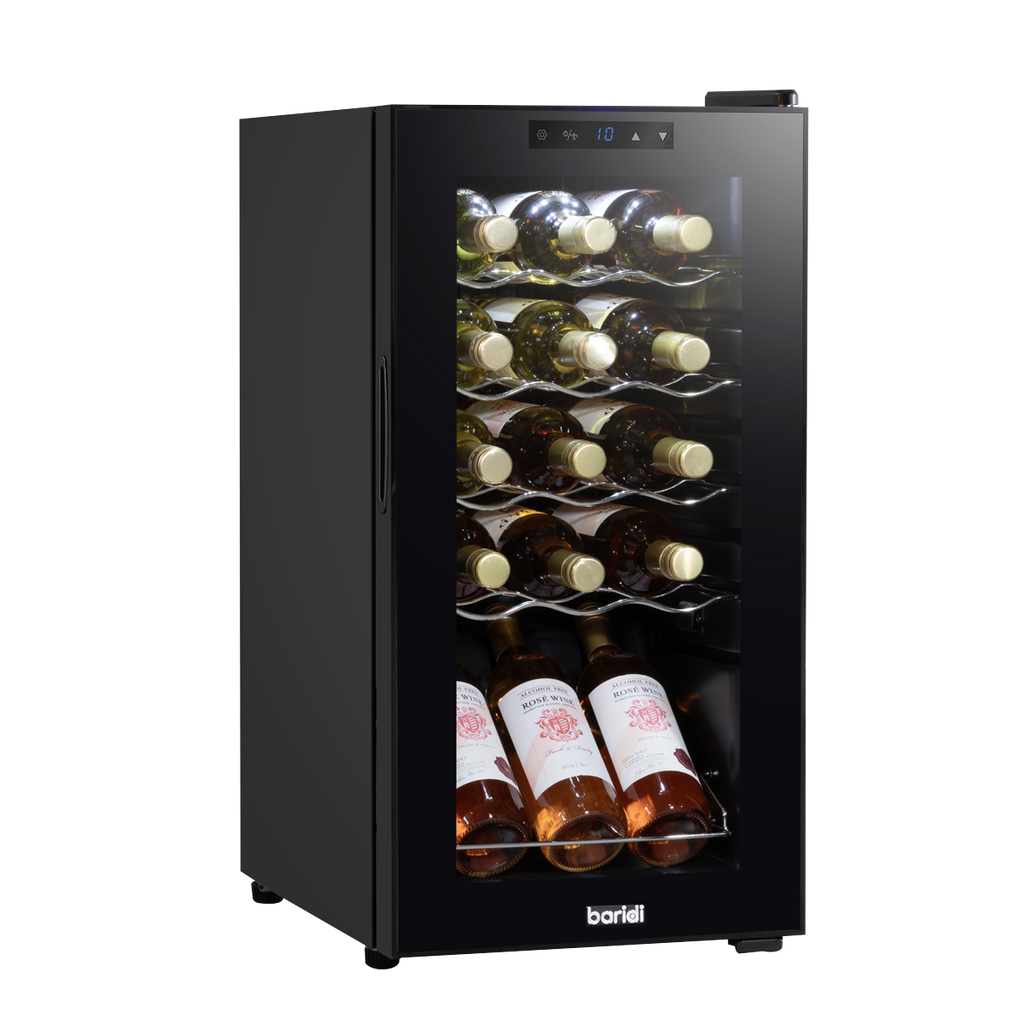 Baridi Wine Cooler Fridge, 15 Bottle, Black (DH5)