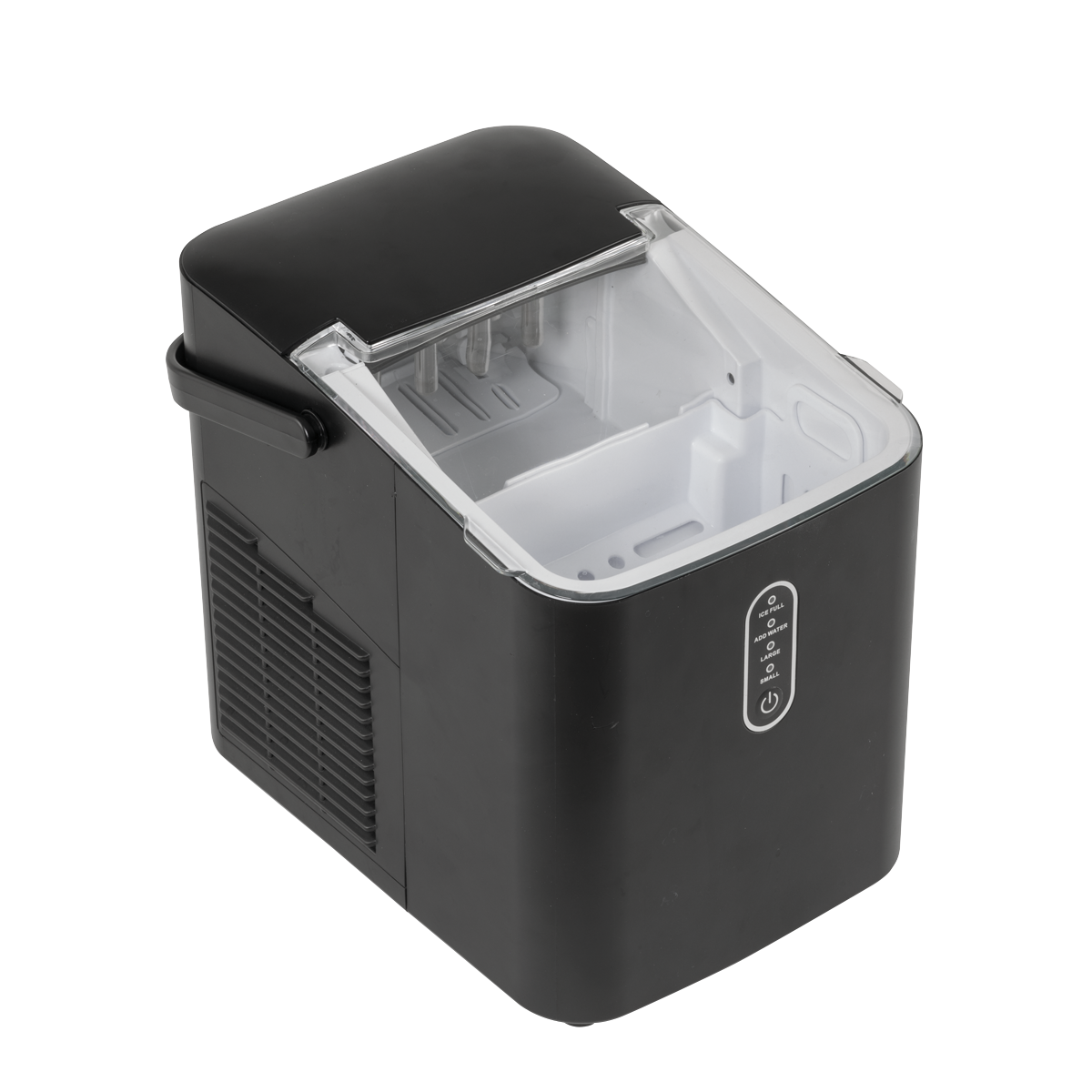 Baridi Ice Cube Maker with LED Display & 10 Minute Freeze, Black (DH52)
