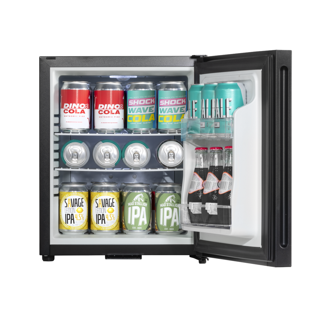 Baridi Ultra-Quiet Mini Drinks Fridge, 25L Capacity, Black (DH57) (Factory Refurbished A)