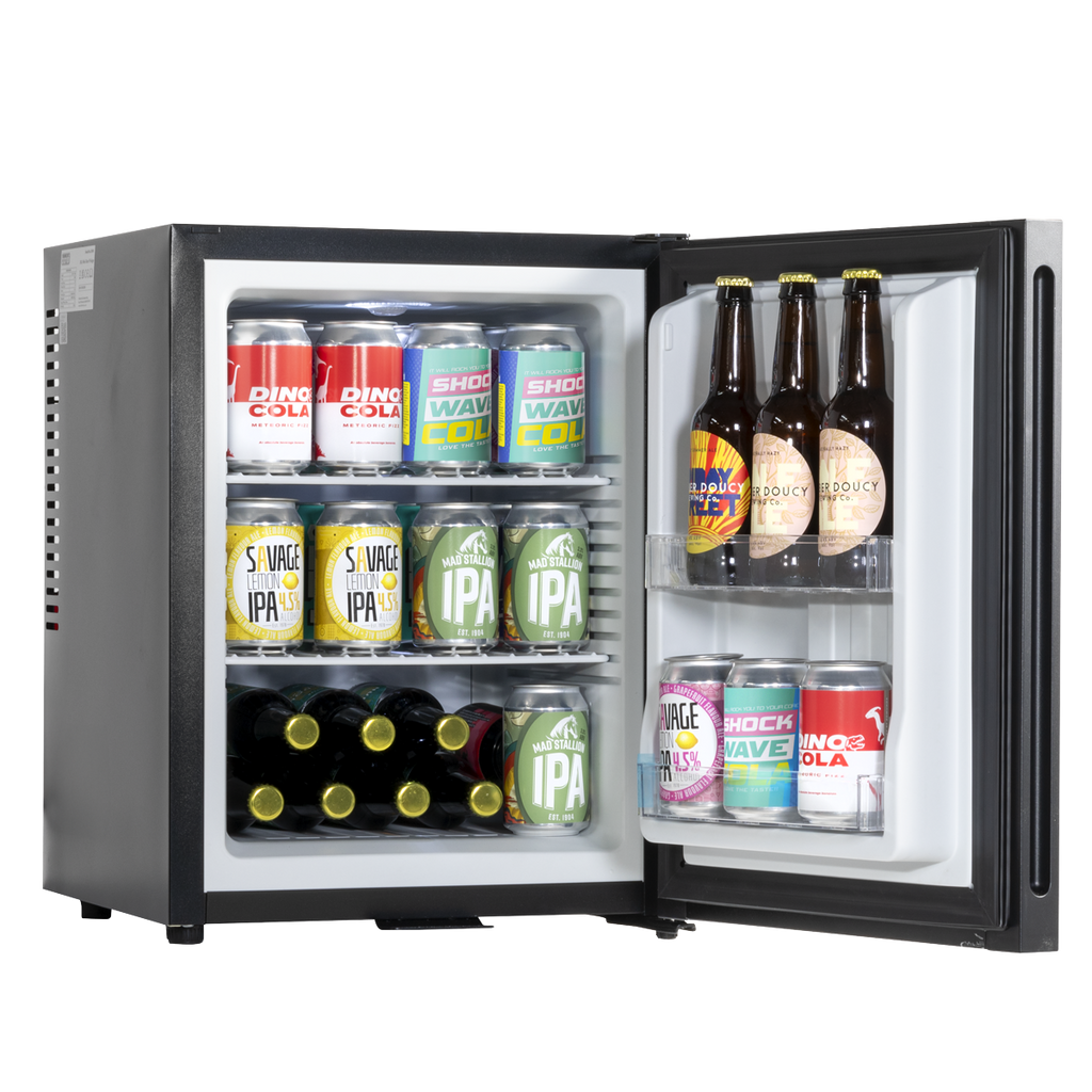 Baridi Ultra-Quiet Mini Drinks Fridge, 35L Capacity, Black (DH58) (Factory Refurbished A)