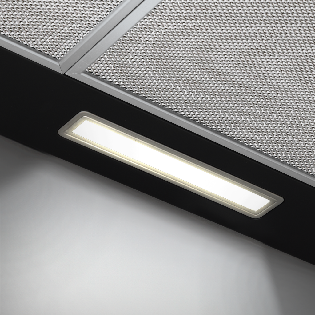 Baridi Chimney Style Cooker Hood with Filters 90cm, Black (DH59)