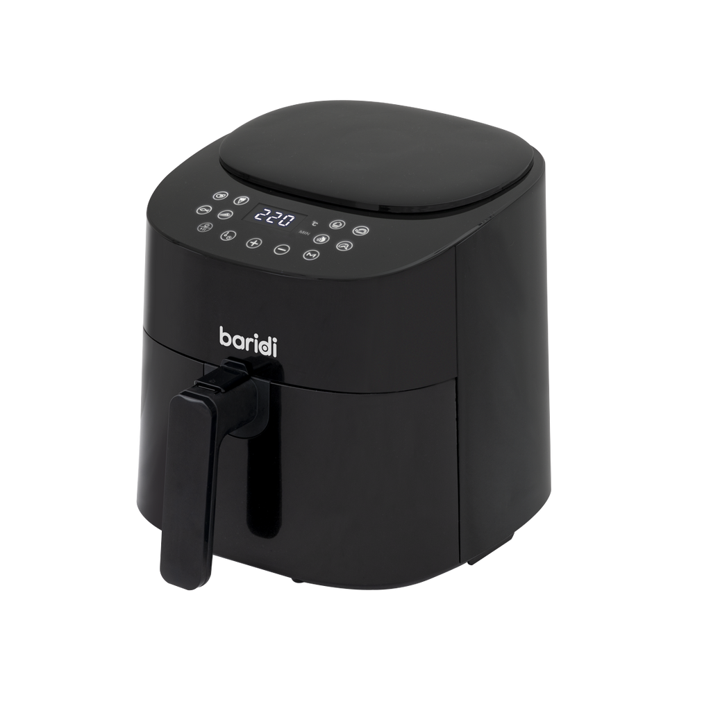 Baridi Single Zone Air Fryer, 3.5L Capacity, 8 Preset Functions, Black (DH60) (Factory Refurbished A)