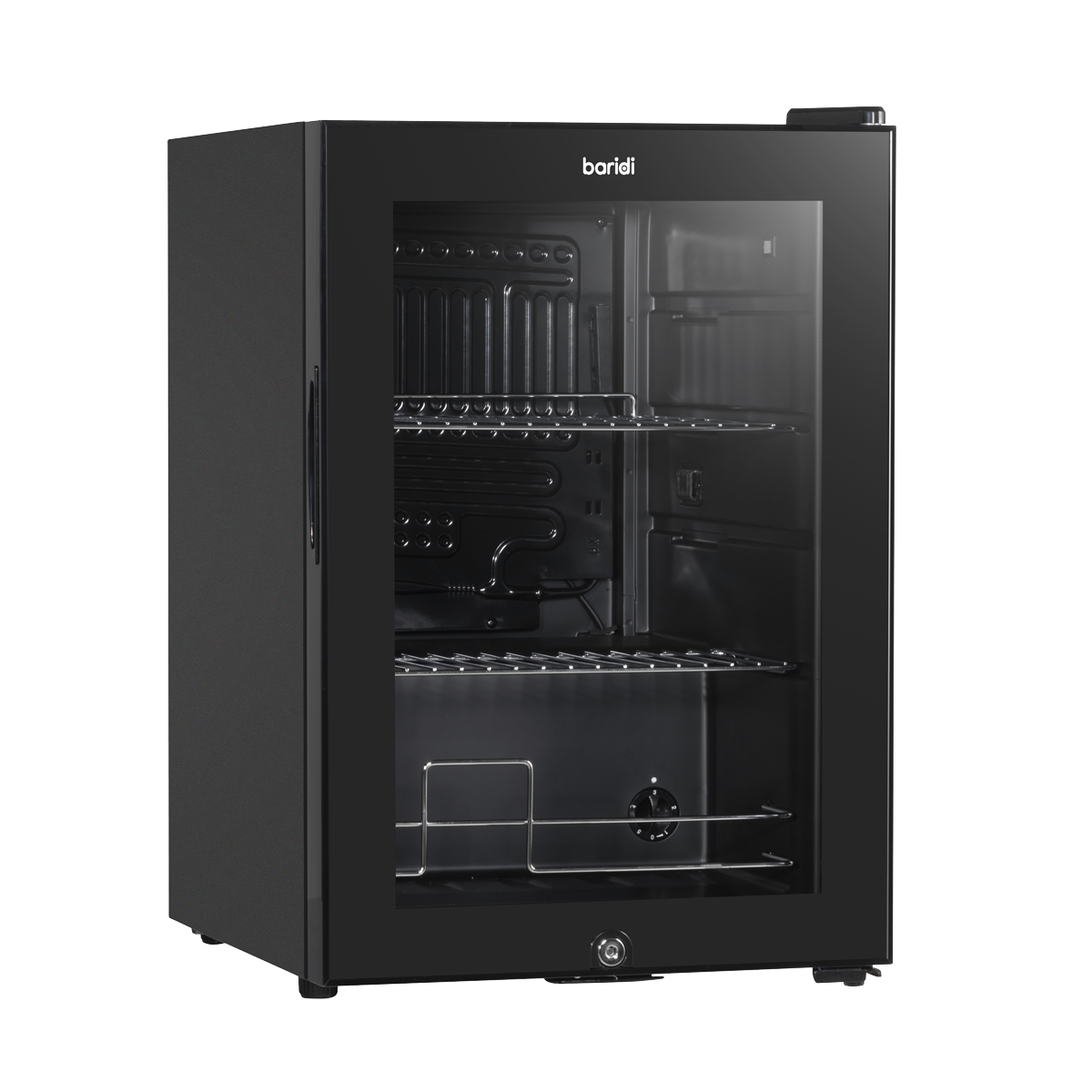 Baridi Beer & Drinks Fridge, 60L Capacity, Black (DH62)