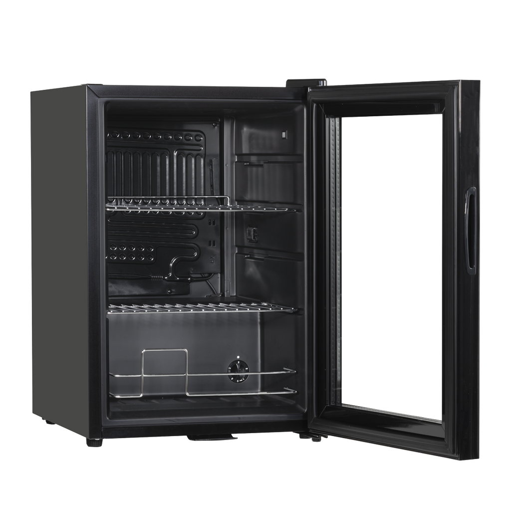 Baridi Beer & Drinks Fridge, 60L Capacity, Black (DH62)