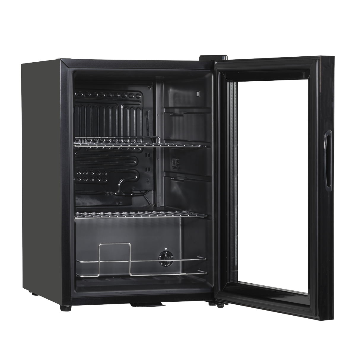 Baridi Beer & Drinks Fridge, 60L Capacity, Black (DH62)