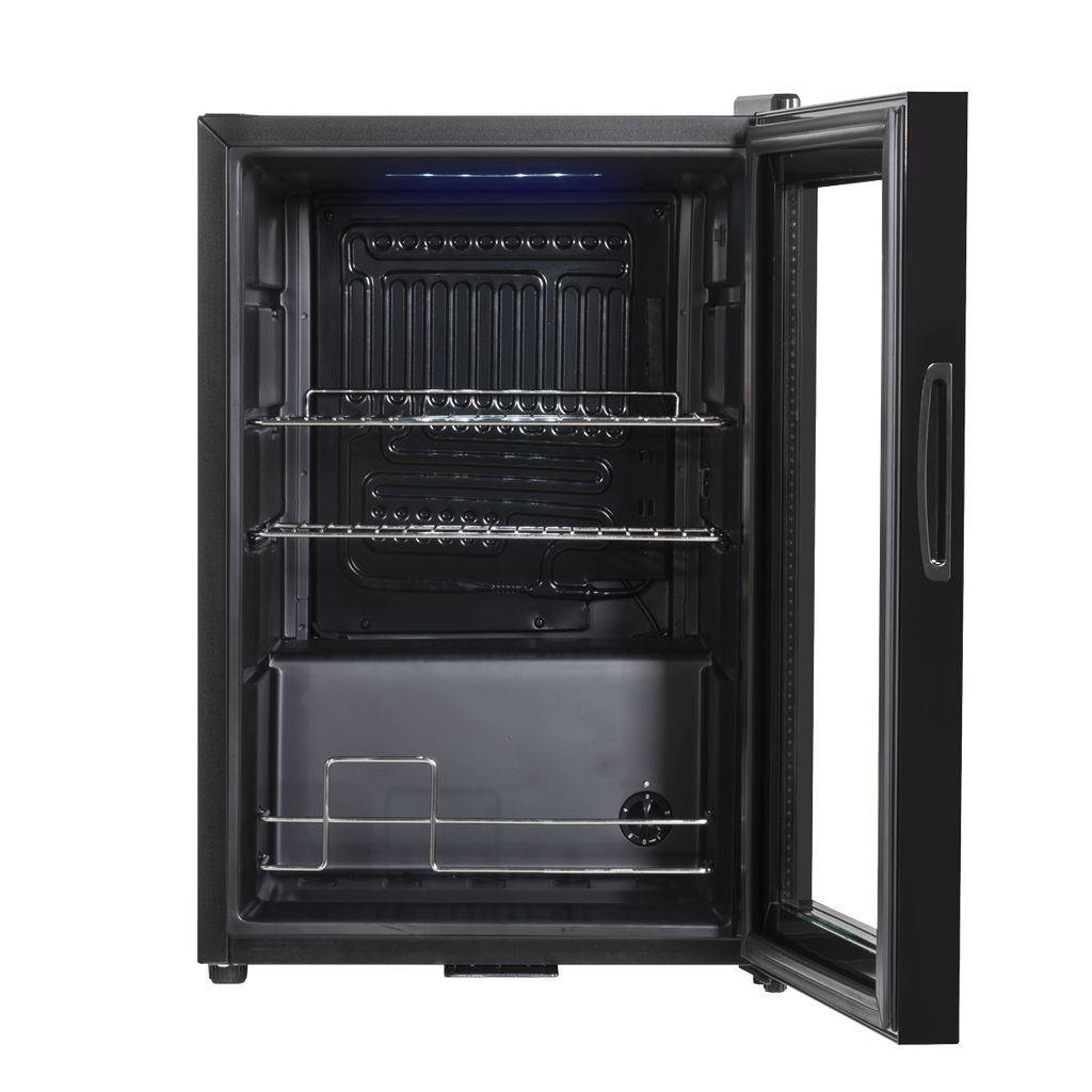 Baridi Beer & Drinks Fridge, 60L Capacity, Black (DH62)