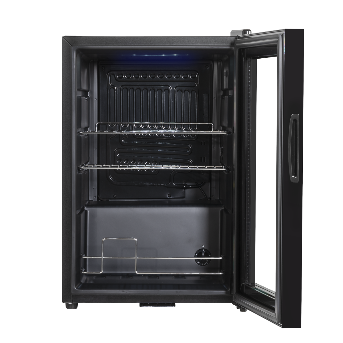 Baridi Beer & Drinks Fridge, 60L Capacity, Black (DH62)