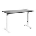 Dellonda Single Motor Height-Adjustable Desk, 140 x 70cm, Black Desktop (DH69)