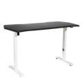 Dellonda Single Motor Height-Adjustable Desk, 140 x 70cm, Carbon Desktop (DH70)