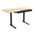 Dellonda Single Motor Ultra-Quiet Electric Adjustable Drawing Table with 40° Tilt, Drawer & Side Table