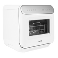 Baridi Mini Tabletop Dishwasher, 3 Place Settings, 6L Capacity, White (DH72)