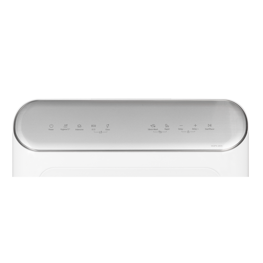 Baridi Mini Tabletop Dishwasher, 3 Place Settings, 6L Capacity, White (DH72)
