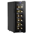 Baridi Wine Cooler Fridge, 12 Bottle, Black (DH73) (Factory Refurbished A)