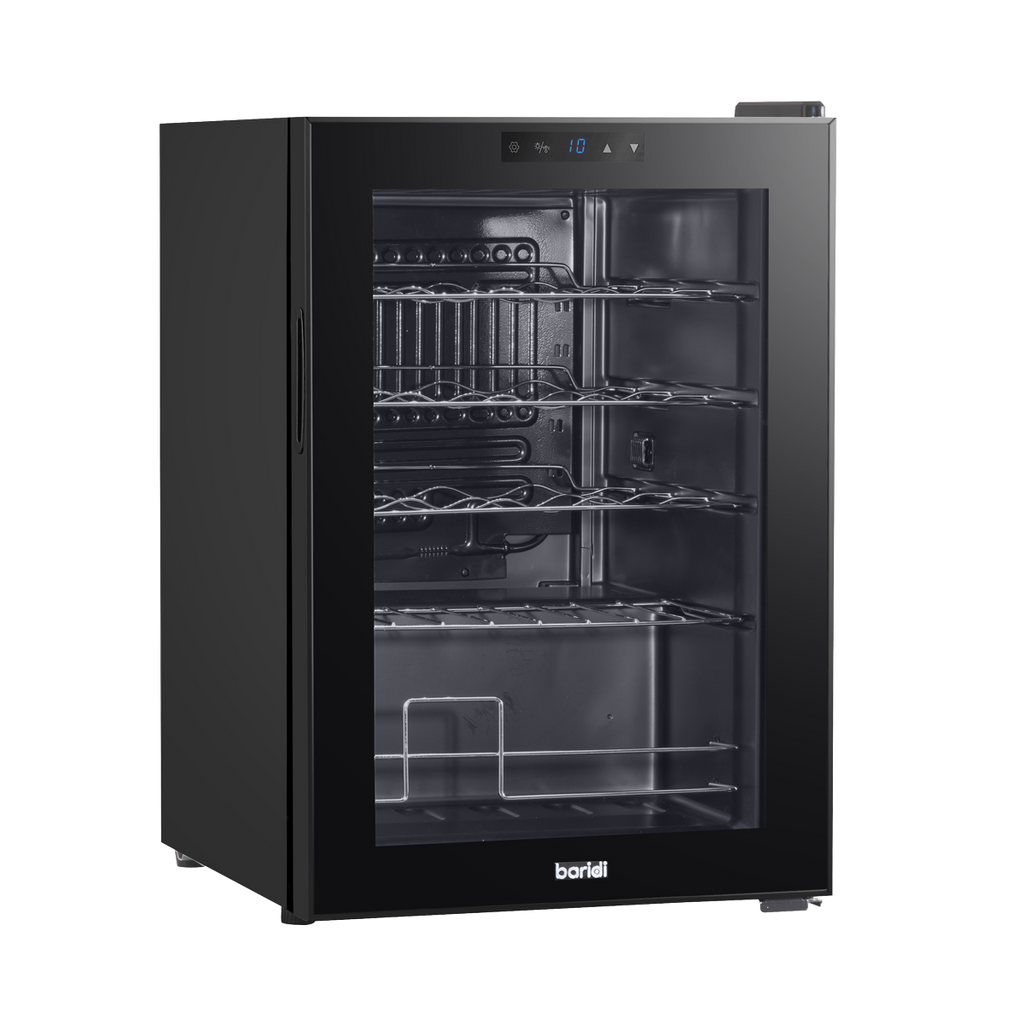 Baridi Wine Cooler Fridge, 20 Bottle, Black (DH8) (Factory Refurbished A)