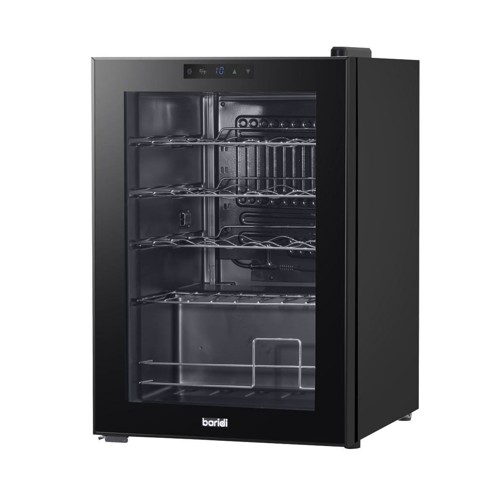 Baridi Wine Cooler Fridge, 20 Bottle, Black (DH8) (Factory Refurbished A)